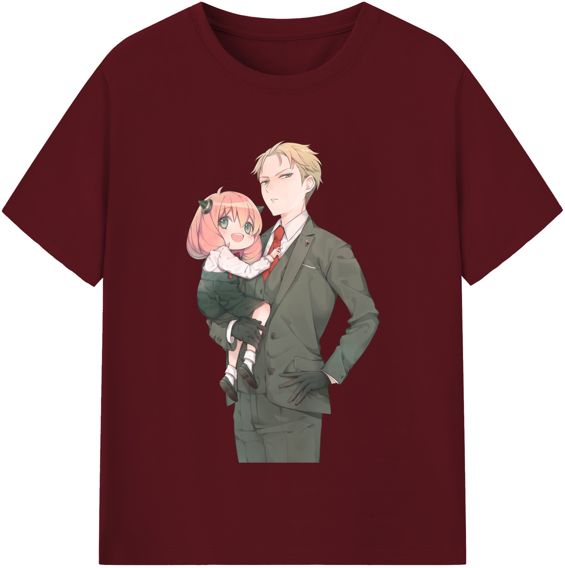 （画像用） SPY×FAMILY间谍家家酒 綿100％半袖Tシャツ（フロントプリント）